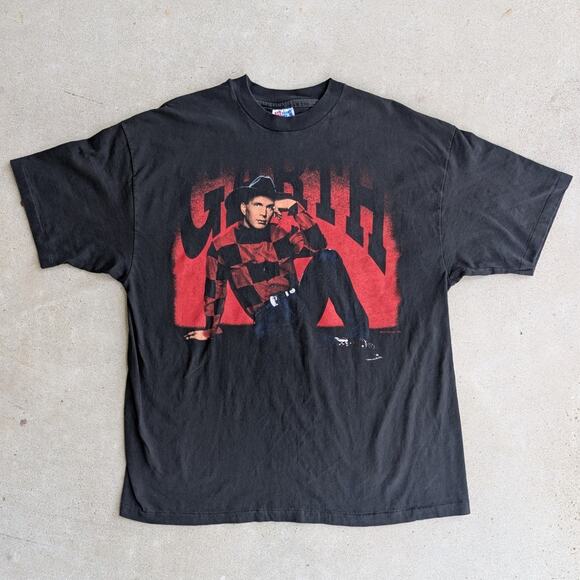 Vintage 1993 Garth Brooks On Tour T-Shirt 90s Country Band Single Stitch Size XL - Picture 1 of 8